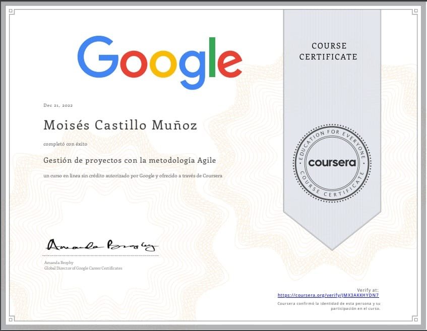 Gestión de Proyectos - Gestión de proyectos con la metodología Agile