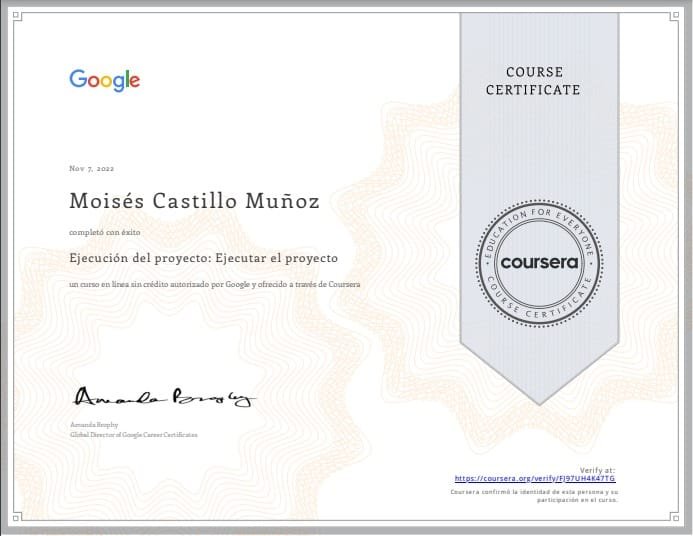 Gestión de Proyectos - Ejecución del proyecto