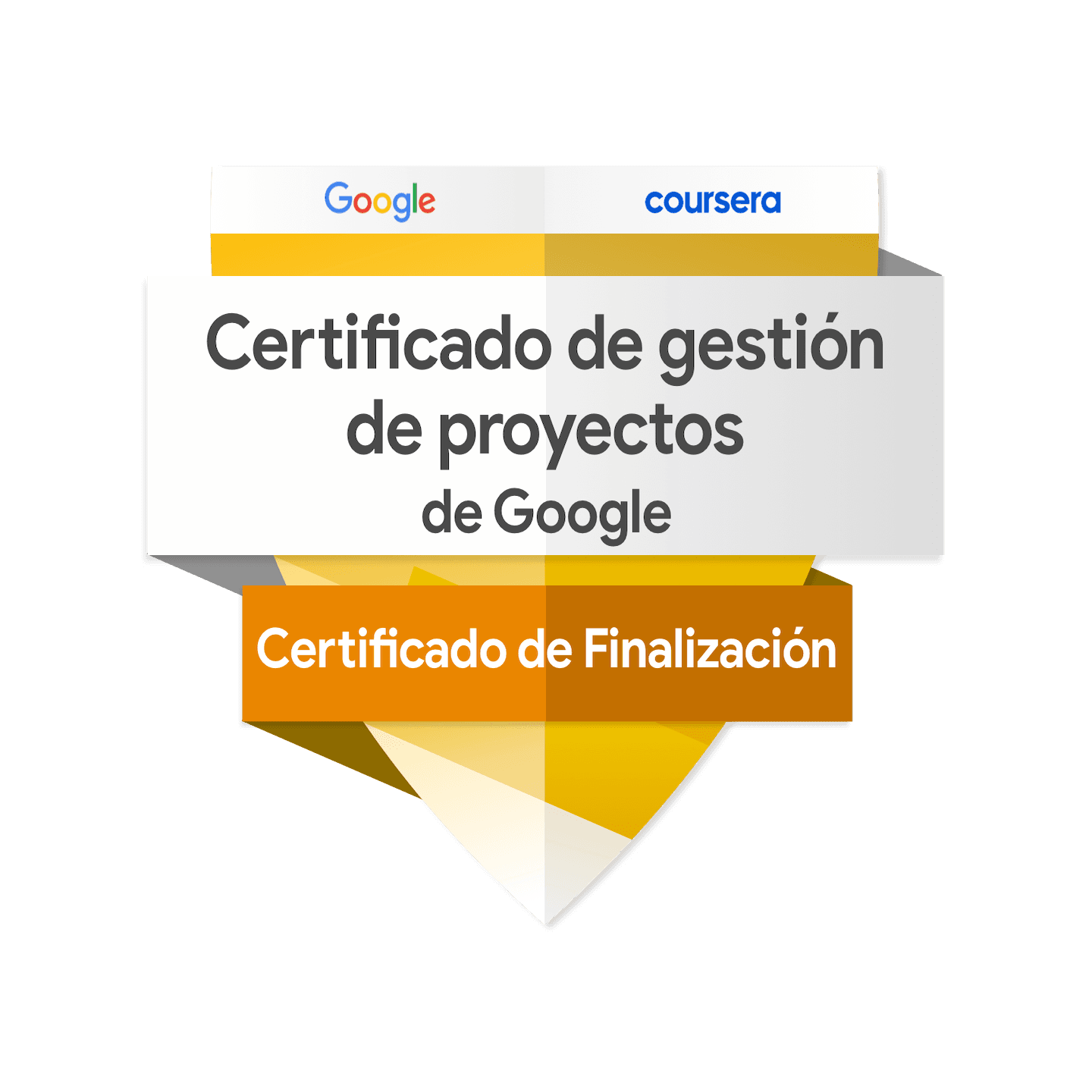 certificado de gestion de proyectos de google